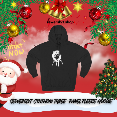 Sewerslvt Cynthoni Three-Panel Fleece Hoodie